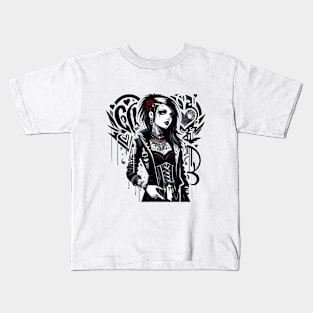 Goth Valentines Kids T-Shirt